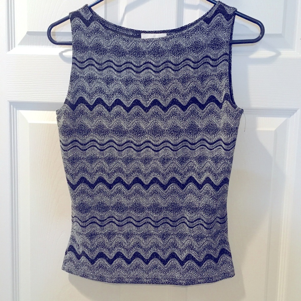 Glitter striped top